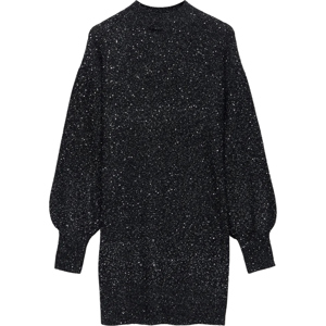 Mint Velvet Dark Grey Sparkle Knit Dress